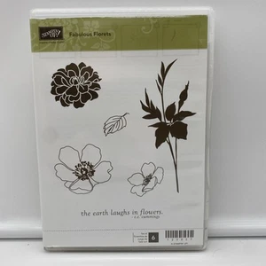 Stampin' Up! Fabulous Florets Stamp Set 123027- Complete Set of 6 Flowers Petals - Picture 1 of 14