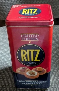 VTG/ Limited Edition Ritz Crackers Empty Tin From 1987/ Collectible !!! - Picture 1 of 8