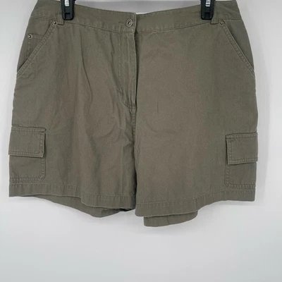 Marsh Landing Khaki Women's Cargo Shorts - Imagem 1 de 4