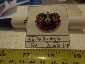 16th Air Defense Artillery Group G23 Unit Crest, DI, DUI (DRAW#211) - Imagen 1 de 1