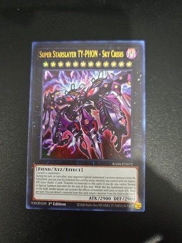 Yu-Gi-Oh! Super Starslayer TY-PHON - Sky Crisis RA04-EN072 1st Ed NM ...