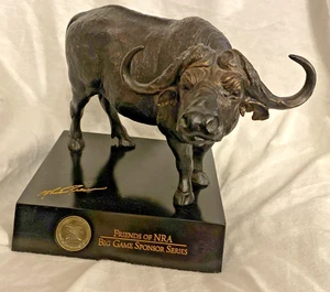Friends of NRA Sponsors 2009 The Cape Buffalo Big Game Series resina fundido #2579 - Imagen 1 de 8
