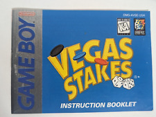 Manual Only - Nintendo Game Boy Vegas Stakes