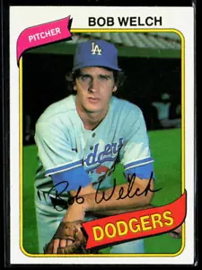 Bob Welch 1980 Topps #146 EXMT-NMT - Picture 1 of 2