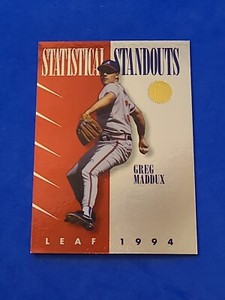 1994 Greg Maddux Donruss Leaf #5-10 Statistical Standouts 