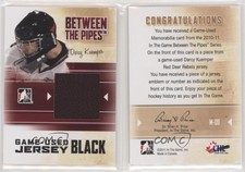 2010-11 ITG Between the Pipes Game-Used Black Jersey /120 Darcy Kuemper #M-09