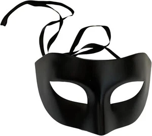 Masquerade Mask Burlesque Dance Birthday Prom Party Black Tie Costume Dress Up - Picture 1 of 24