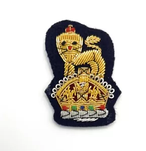 General Staff Officer Cap Badge Kings Crown Black R1122 - Picture 1 of 3
