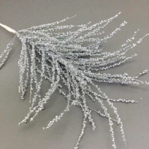 Christmas Silver Spray 60cm - Picture 1 of 2
