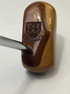 Custom Wood Putter Latin Words Turris Fortis Mihi Deus / God Is My Strong Tower - Picture 1 of 16