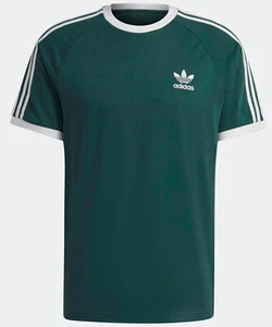 Adidas Originals Adicolor Classics 3-Stripes T Shirt Mineral Green MD HK7277 NEW - Picture 1 of 5