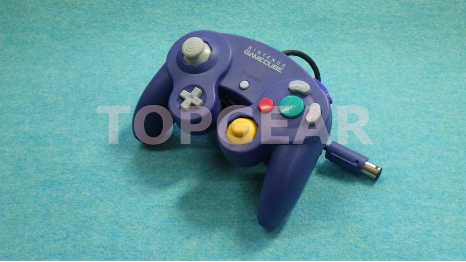 Nintendo Official GameCube Wii Controller Indigo Color / TESTED - Image 1 of 1