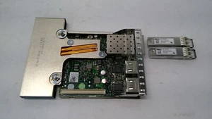 Dell 0165T0 Broadcom 57800S Quad Port SFP+2x10GbE RJ45 NIC Daughter Card w/2 SFP - Picture 1 of 2