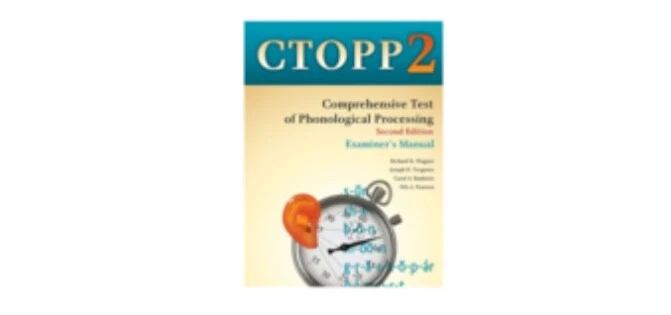CTOPP2  Comprehensive Test Of Phonological Processing 2nd Edition Complete Kit - Image 1 of 1