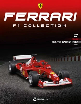 NEW IXO 1:43 F1 FERRARI F2002 - Rubens Barrichello 2002 +Magazine no Minichamps - Immagine 1 di 3