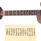 Gitarrentrainer farbcodiert Griffbrett Griffbrett Karte Maßstab Notiz Aufkleber für Gitarre LVE