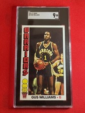 1976 Topps Gus Williams SGC 9 RC Rookie Warriors Card Highest Graded!!