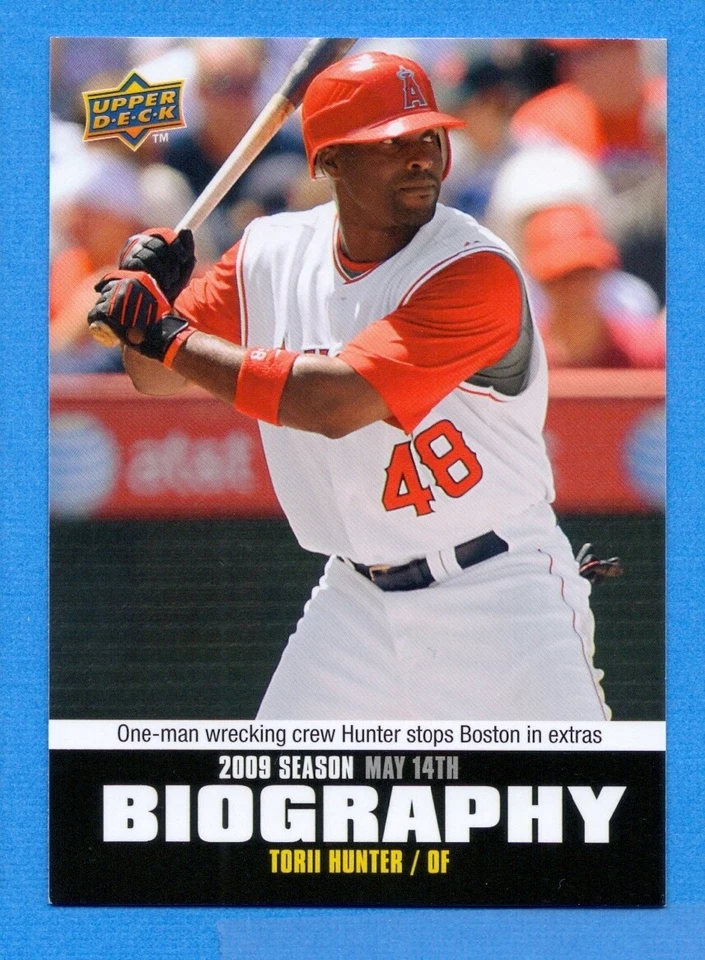 2010 Upper Deck Season Biography #SB45 Torii Hunter Angels - Image 1 of 1