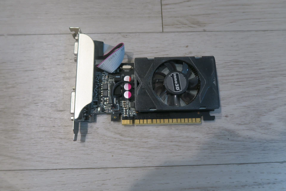 INNO3D NVIDIA GF-GT730 HDMI DVI VGA GDDR5 4GB PCIE VIDEO CARD - Image 1 of 4