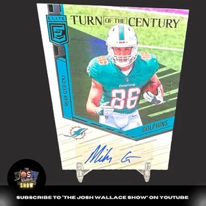 2018 Donruss Elite “Turn Of The Century” Mike Gesicki AUTO RC 65/149 - Picture 1 of 3