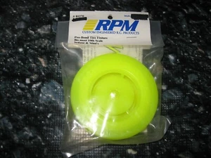 RC RPM 1:10 Sedan & Mini Pro Bond Tire Fixture Tool Plastic Yellow (1) 81270 - Picture 1 of 1