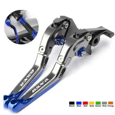For Suzuki GSXR600 GSXR 600 1997-2017 CNC Adjustable Folding Brake Clutch Levers — 第 1/4 张图片
