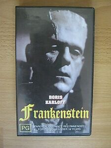 Frankenstein VHS Video - Starring Boris Karloff