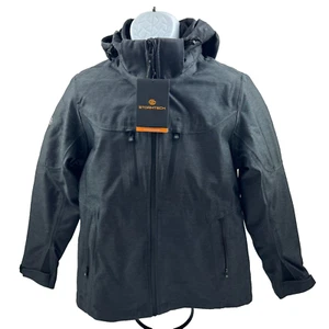 StormTech Women's Black Winter Coat Parka Hooded Removable Lining Size M - Picture 1 of 9