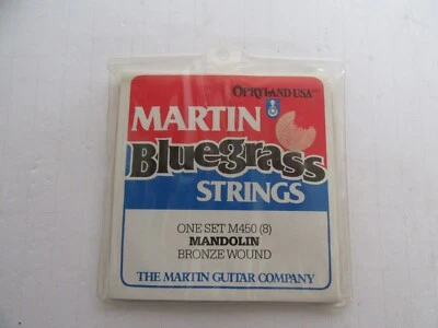 Martin Bluegrass Mandolin Strings, 80/20 Bronze, M450 (.011-.038) - Image 1 of 4