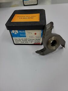 Rockwell or Delta Convex Style Carbide Tipped Shaper Cutter 3/4" Hole # 43-946