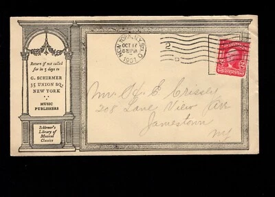G Schirmer Library of Musical Classics New York NY Sta O 1901 Cover 10e - Image 1 of 2