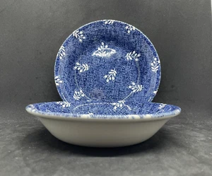 Ralph Lauren Kate Denimware Coupe Cereal Bowls, Set of 2 - Picture 1 of 5