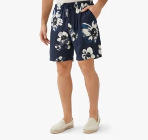 Vince XXL Men's Drawstring Linen Floral Shorts Style M03032648 (MSRP $225) - Picture 1 of 20