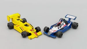 2 High Speed Express Formula 1 Racing Cars #6 Blue & #7 Yellow Diecast 1:64 - Picture 1 of 23