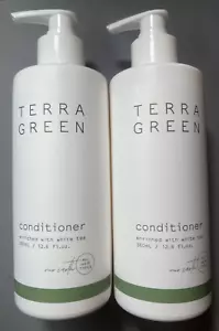 2 Bottles Terra Green White Tea CONDITIONER 12.8oz in Each - Wyndham Hotels - Picture 1 of 5