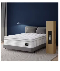BedStory 12-14 Inch Hybrid Mattress, Twin Full Queen King - Medium Firm Memory F - Picture 1 of 4