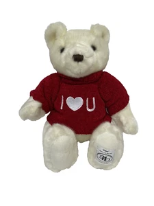 Herrington Teddybär Pilou Limited Edition Valentine 2008 Plüschtier weiß 16 Zoll - Bild 1 von 7