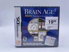Brain Age 2: More Training in Minutes a Day (Nintendo DS, 2007) Brand New Sealed