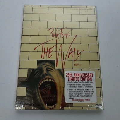 Pink Floyd The Wall 1982 DVD 1999 Region 1 W/ Poster + Yellowing Slip Sealed New - Image 1 of 4