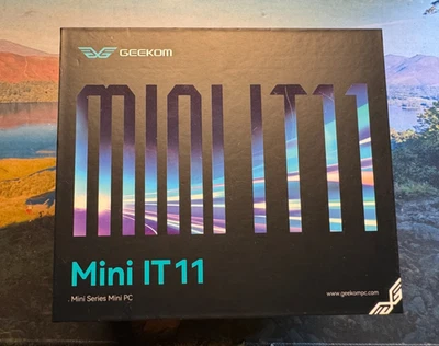 GEEKOM IT11 MINI PC (INTEL i7 16GB RAM, 512GB SSD, WINDOWS, WIFI) - Image 1 of 4