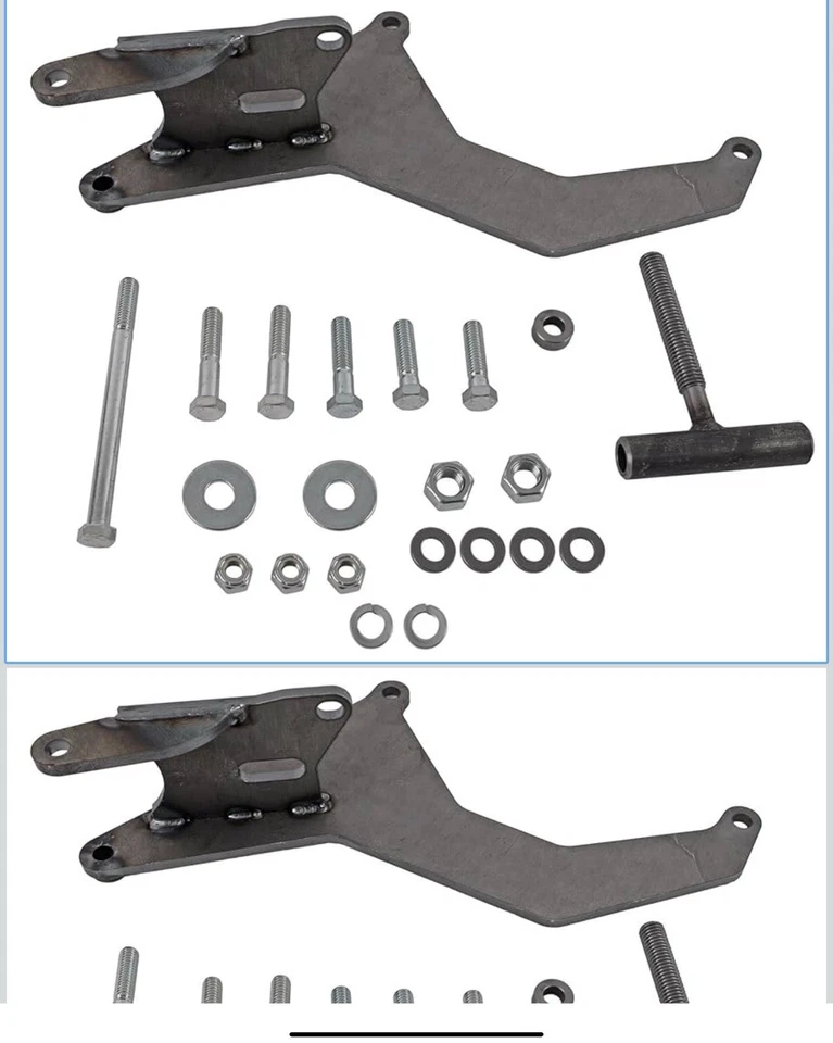 Vintage Air 15112-VCB Steel-eez Top-Mount Compressor Bracket Fits Chevy Small Bl - Image 1 of 1