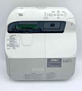 Epson BrightLink 475Wi Projector 2.600 Lumens 3LCD White Fair/READ DESCRIPTION - Picture 1 of 14
