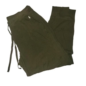Pantalones de chándal Polo Ralph Lauren para hombre grandes verdes salón cordón puños RL pony - Imagen 1 de 24