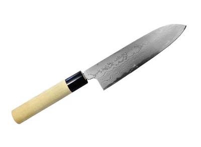 Aritsugu Acero Azul 24 cm. Uzu Santoku Hecho en Japón Foto 1 de 3