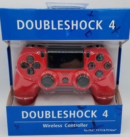 Wireless Controller, Bluetooth Game Pad For Playstation 4 Ps4 Red