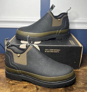 Herren Bogs Tillamook Bay Romeo schwarz grün Outdoor wasserdicht Gummi Schuhe Größe 9 - Bild 1 von 10