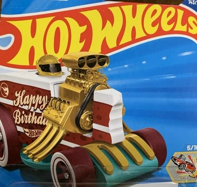 Quemador de cumpleaños Treasure Hunt 2025 ruedas calientes estuche G RTH Celebration RACERS Foto 1 de 4