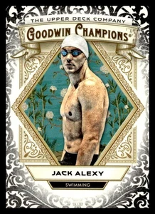 2025 UD Goodwin Champions Black Glossy 41 Jack Alexy, Swimming - Picture 1 of 2