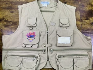 Vintage Camel Vest Large Short Cigarette Joe Cool Fishing 90s Photography Pocket - Picture 1 of 11