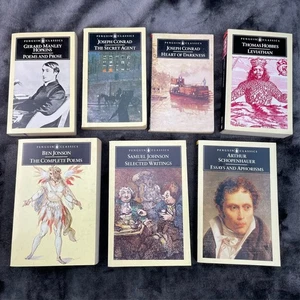 Pinguin Klassiker Taschenbuch Posten Conrad Hobbes Hopkins Gedichte Essay Philosophie - Bild 1 von 17